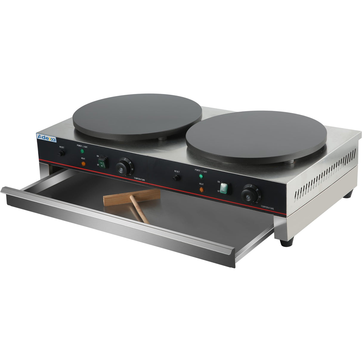 Commercial Crepe Maker Double 2x400mm | Hcm2