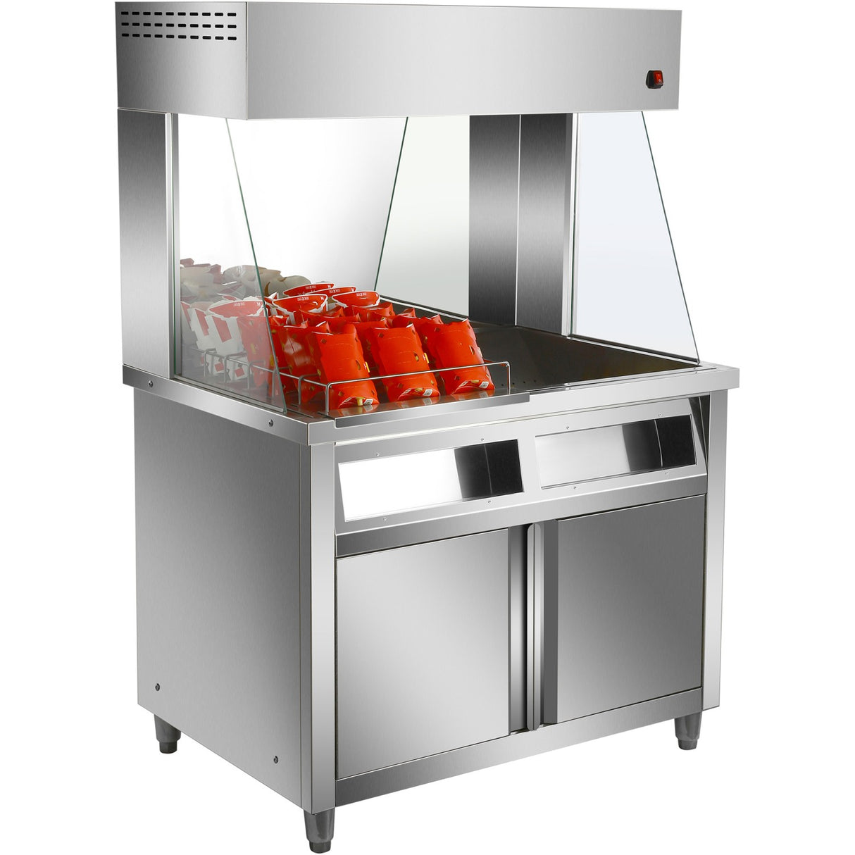 Chips Scuttle/Dump Bagging &Amp; Warming Station | Hcw833