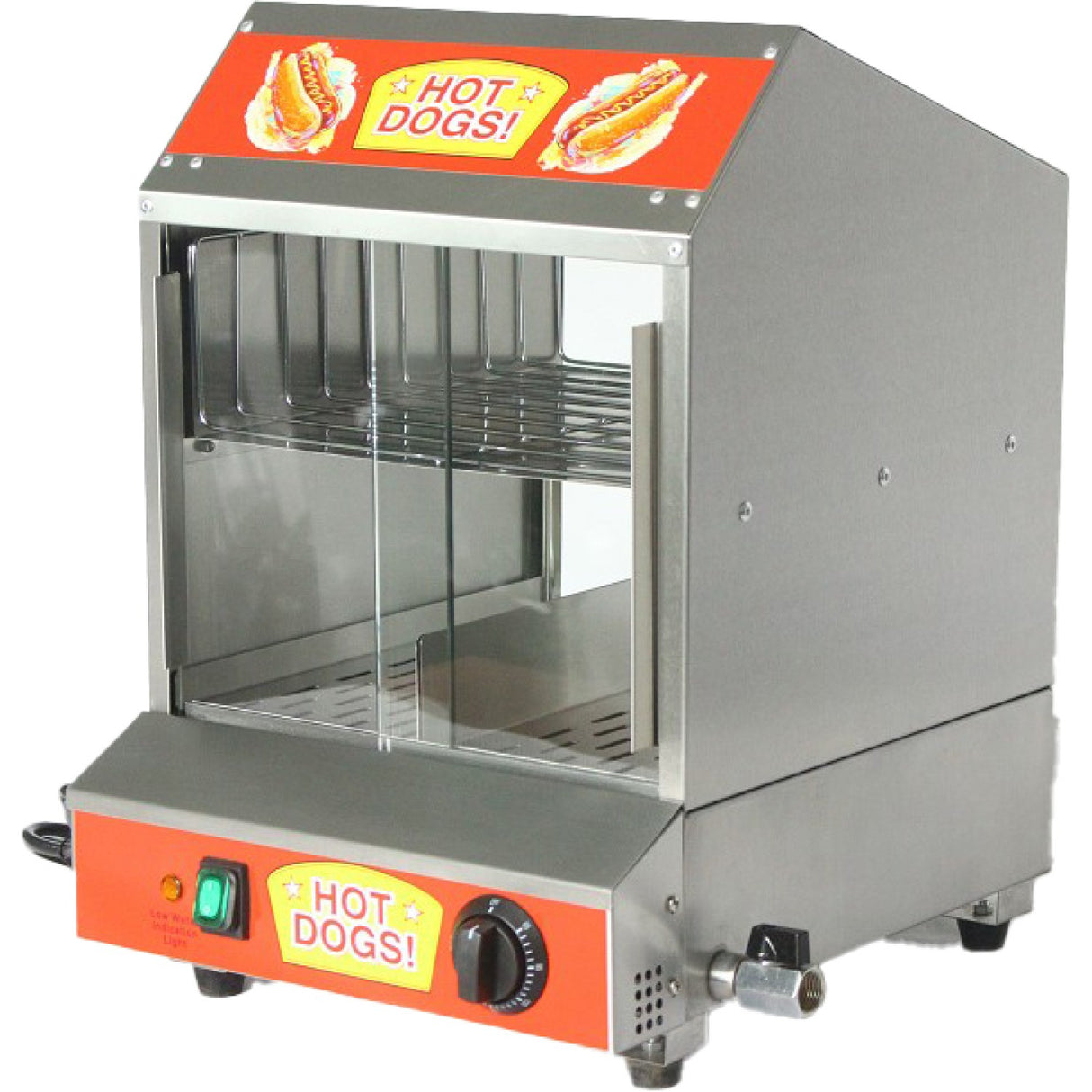 Commercial Electric Hot Dog Steamer 175 Hot Dogs 40 Buns | Hd1200