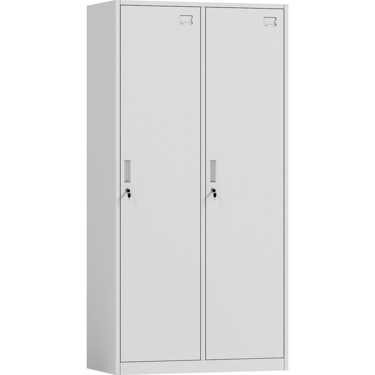 Commercial White 2 Door Locker 900x450x1800mm | Hdg02