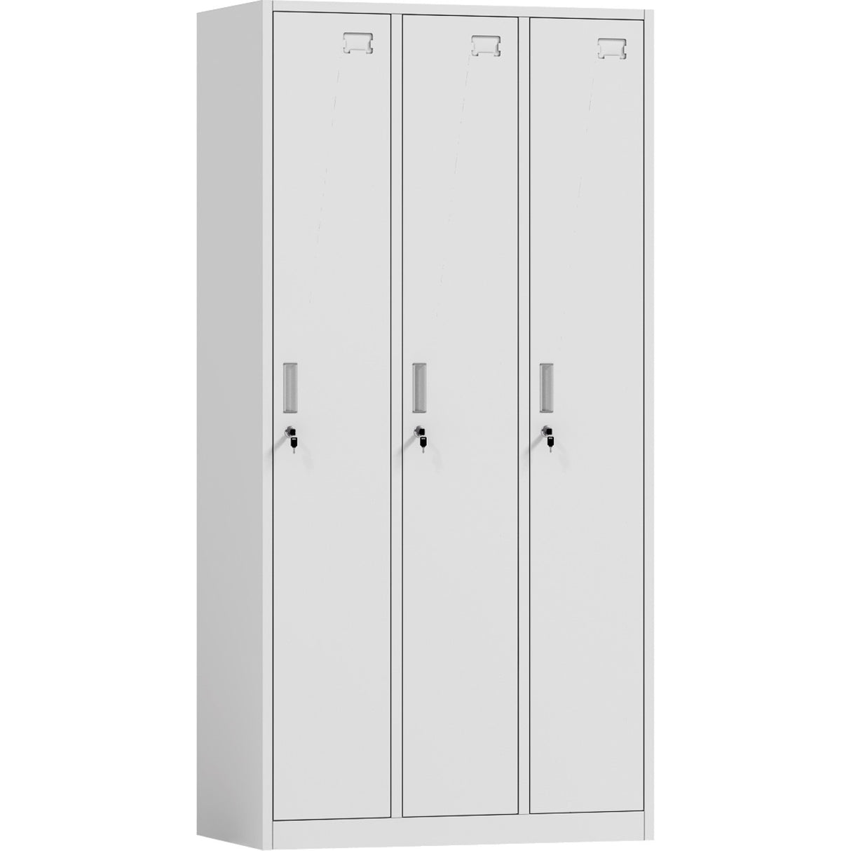 Commercial White 3 Door Locker 900x450x1800mm | Hdg03