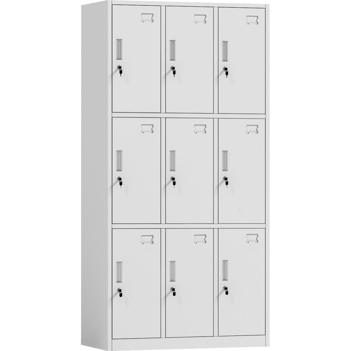 Commercial White 9 Door Locker 900x390x1800mm | Hdg09