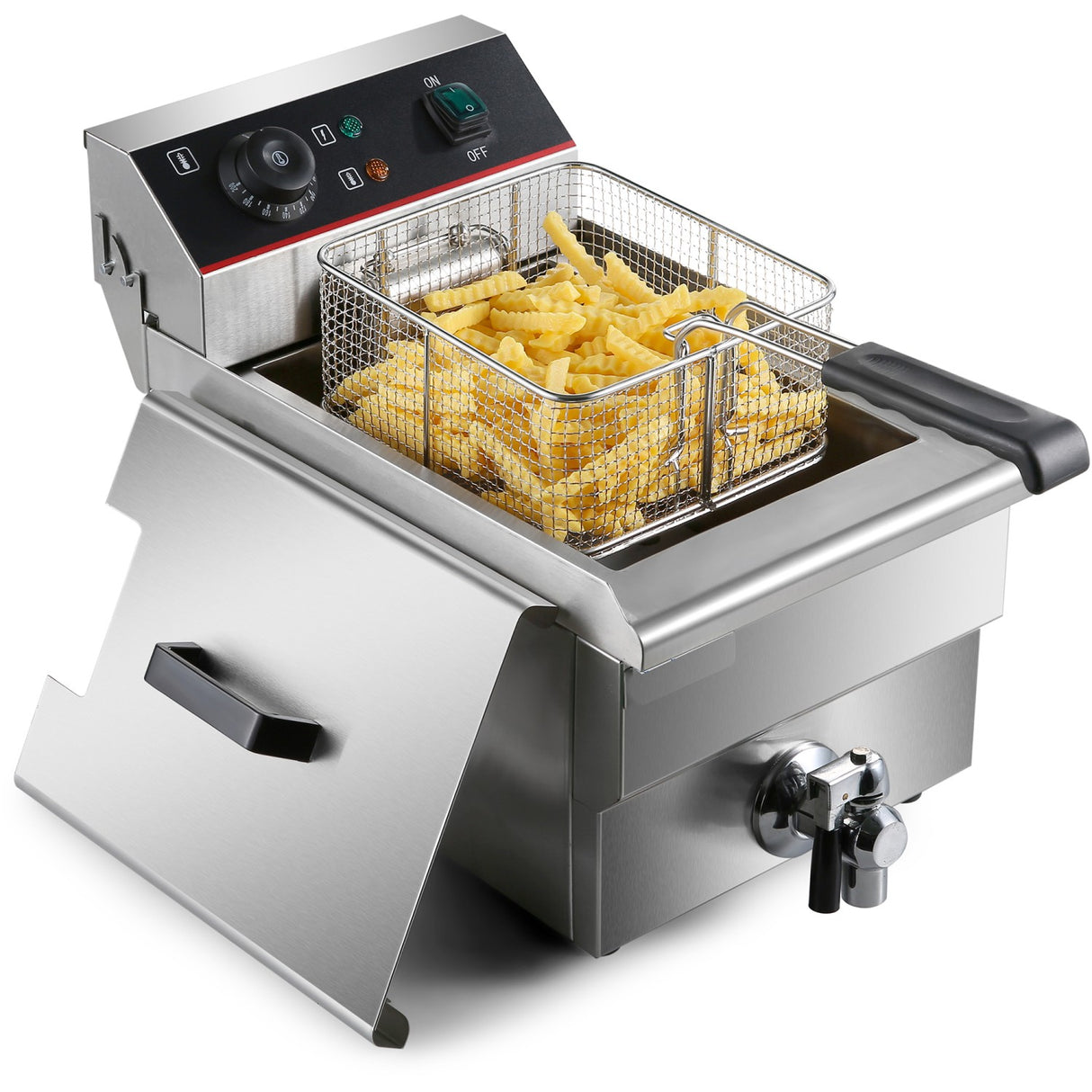 Commercial Fryer Single Electric 12 Litre 3.25k W Countertop | Hef12 L