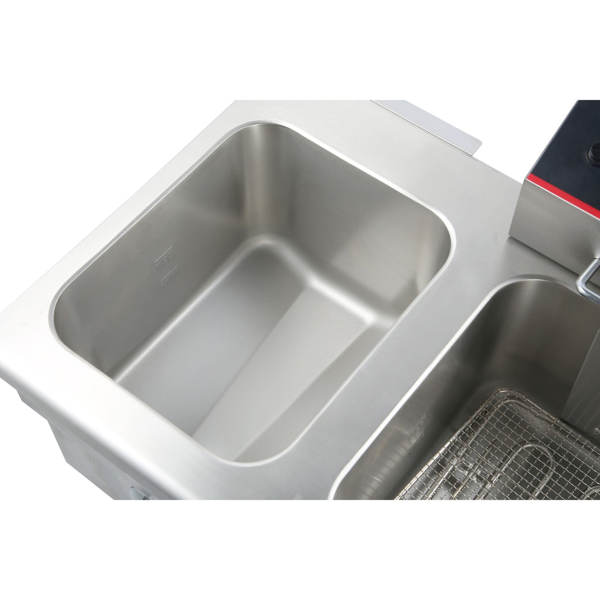 Commercial Fryer Double Electric 2x12 Litre 6.5k W Countertop | Hef12 L2