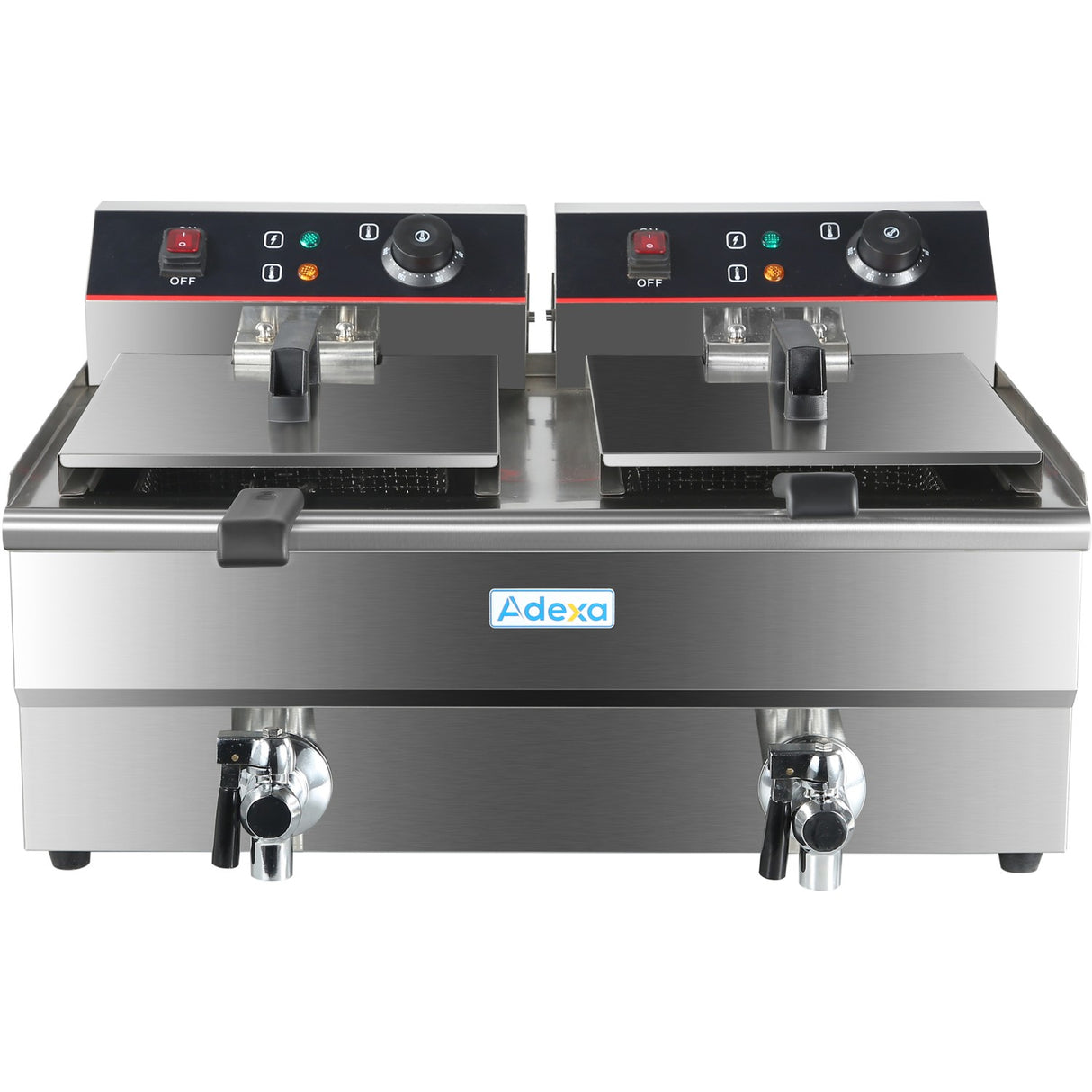 Commercial Fryer Double Electric 2x13 Litre 6k W Countertop | Hef132 V