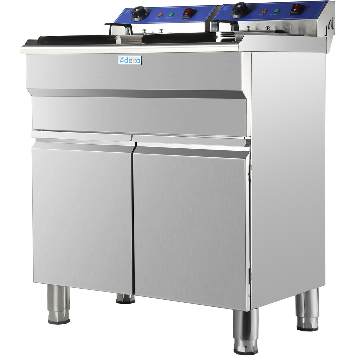 Commercial Fryer Double Electric 32 Litre 10k W Free Standing | Hef162 C