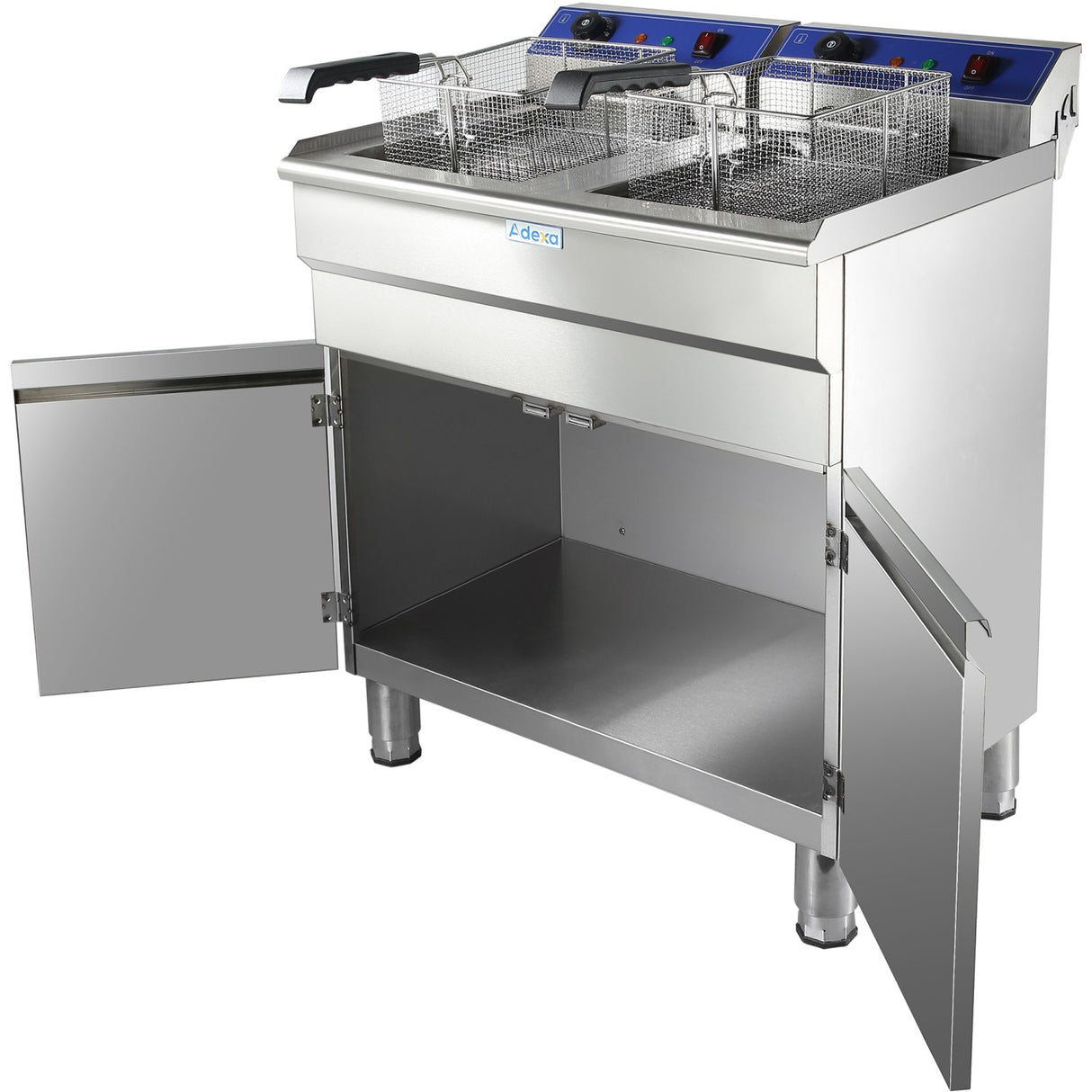 Commercial Fryer Double Electric 32 Litre 10k W Free Standing | Hef162 C