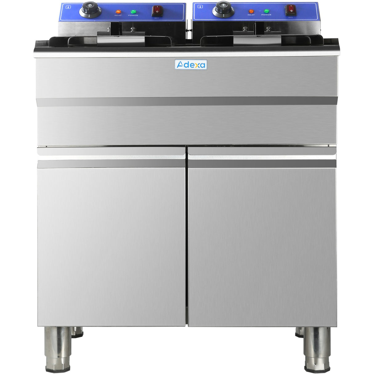 Commercial Fryer Double Electric 32 Litre 10k W Free Standing | Hef162 C