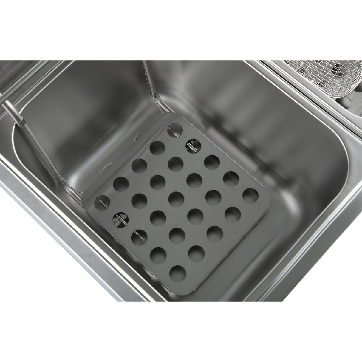 Commercial Fryer Double Electric 2x8 Litre 5.6k W Countertop | Hef89