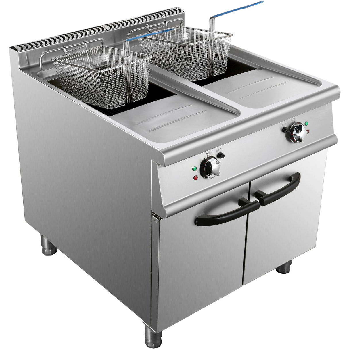 Commercial Electric Fryer Double Tank 2x28 Litres | Hef908 A