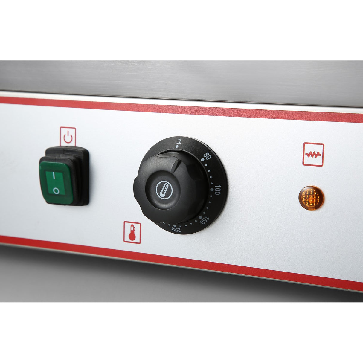 Heavy Duty Twin Xl Panini Contact Grill Ribbed 4.4k W Dual Zone | Heg813 E