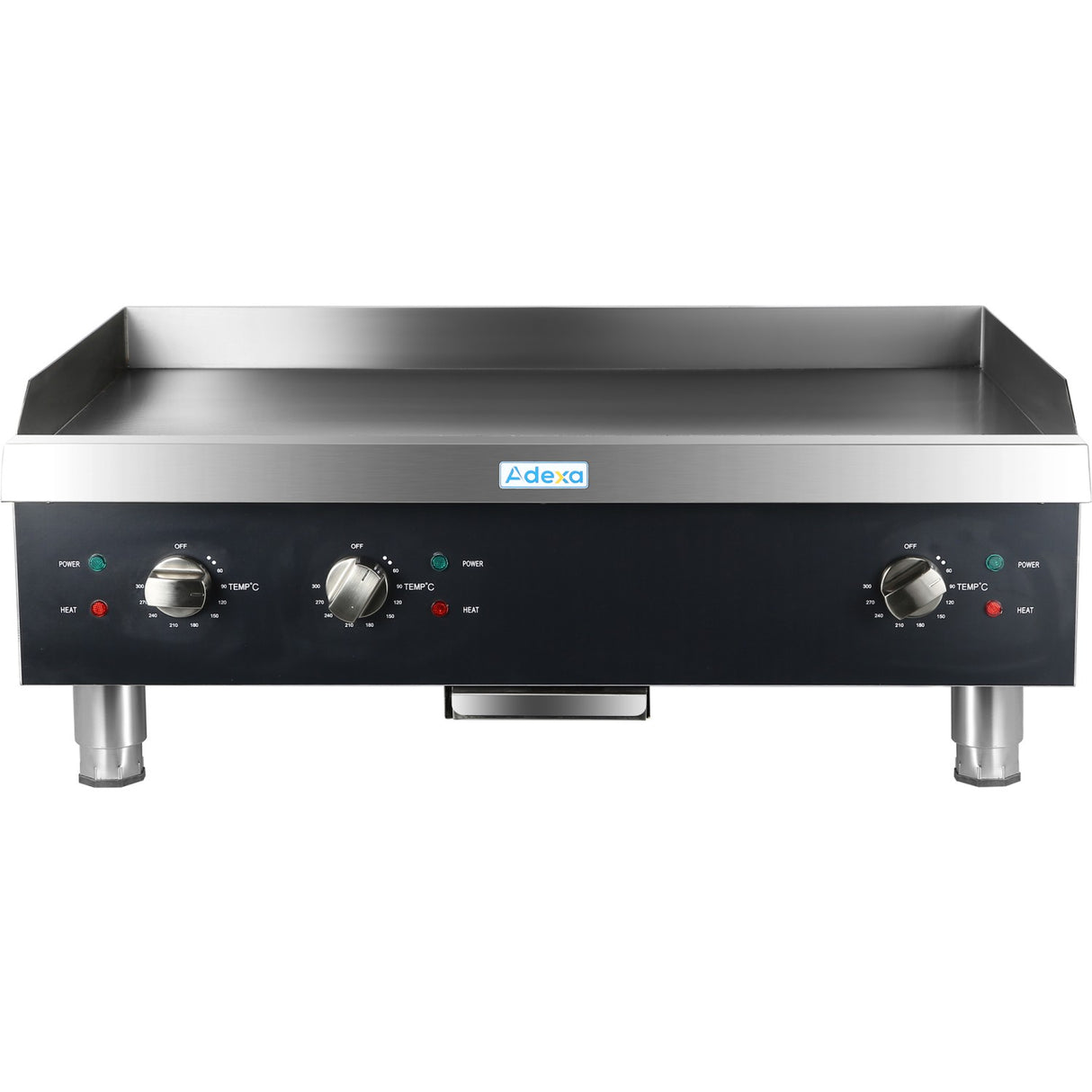 Commercial Griddle Smooth 915x620x360mm 12k W Electric | Heg836