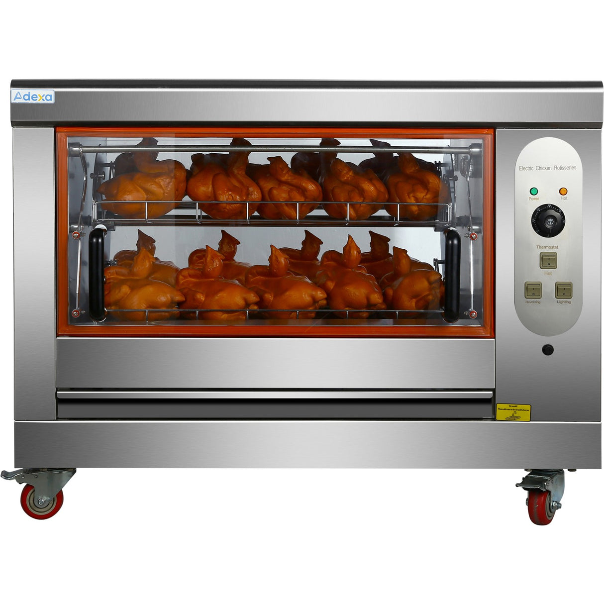 Professional Chicken Rotisserie Oven Electric 4 Baskets 12 16 Chickens | Hej268