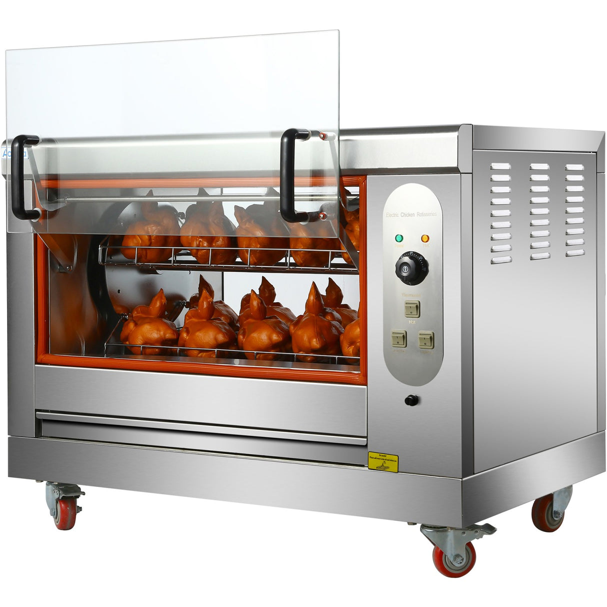 Professional Chicken Rotisserie Oven Electric 4 Baskets 12 16 Chickens | Hej268