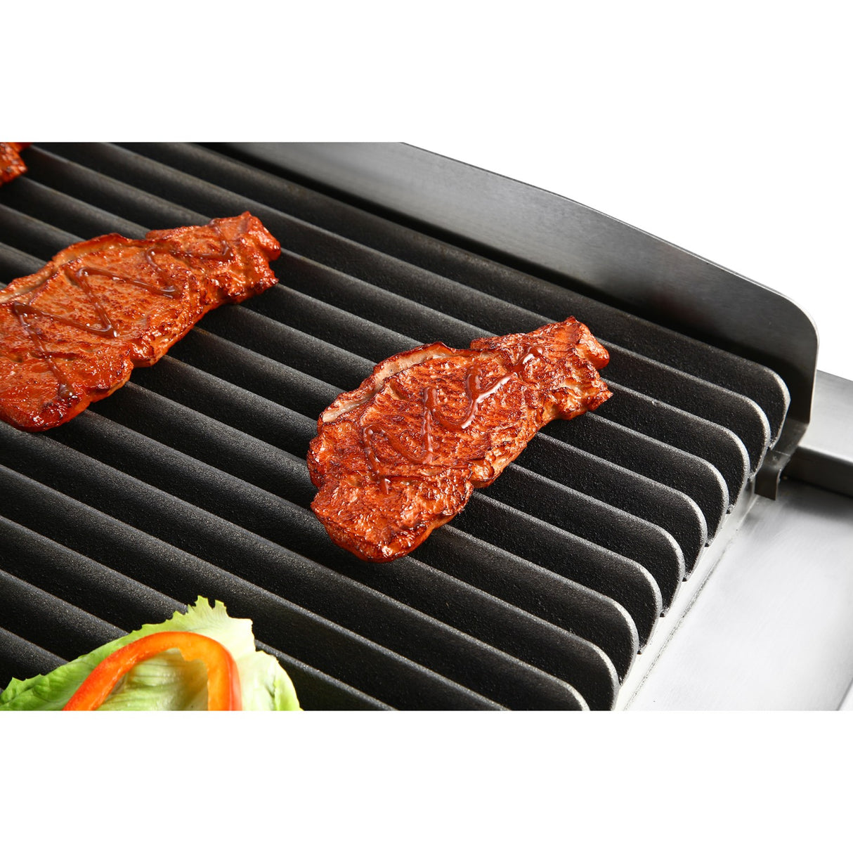 Professional Electric Lava Rock Grill With Cabinet Base 9k W 700mm Depth | Hel707 A