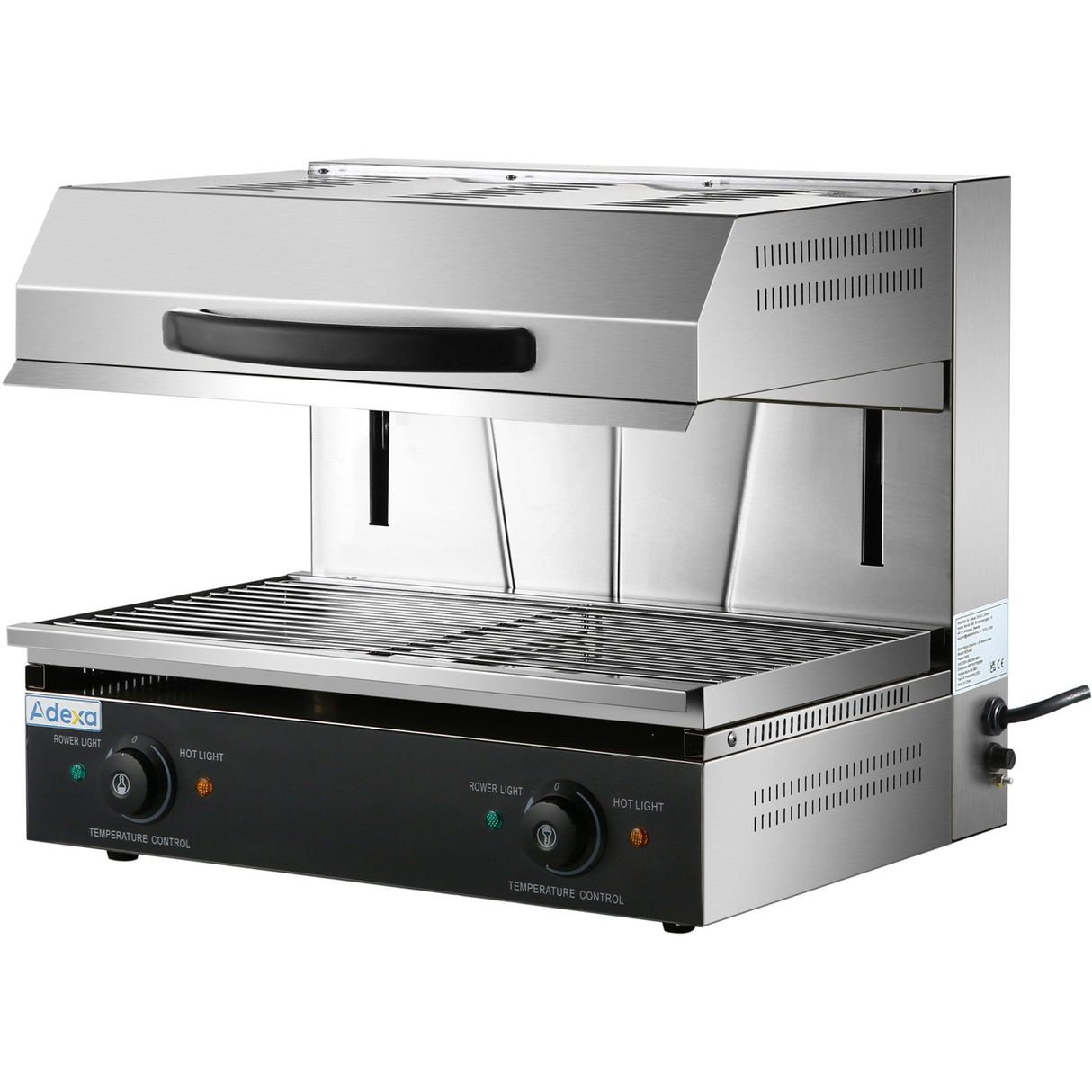 Commercial Lift Salamander Grill 4k W 584x314mm Adjustable Height | Hes600