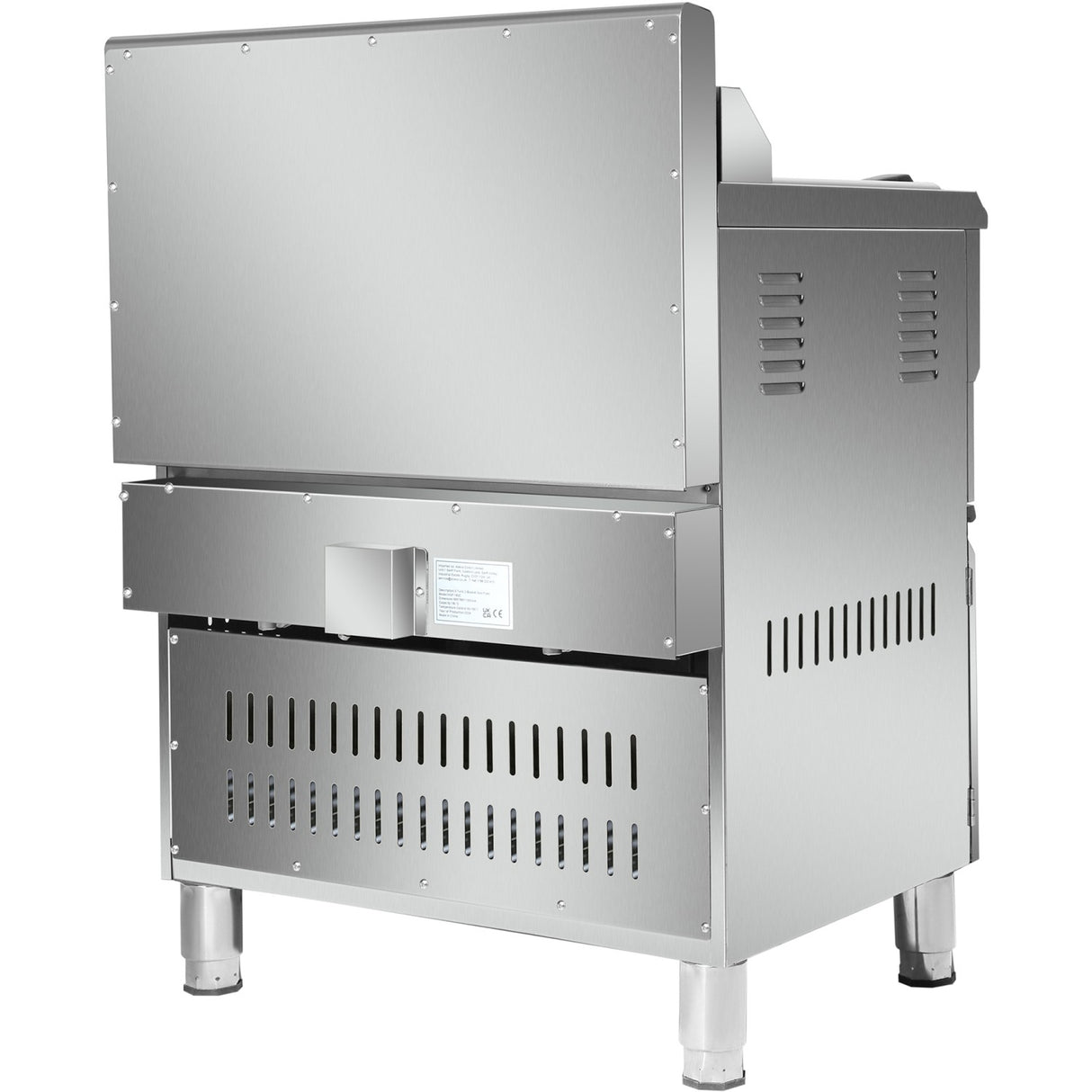 Professional Twin Basket Free Standing Gas Fryer Twin Tank 36 Litres| Hgf182 C