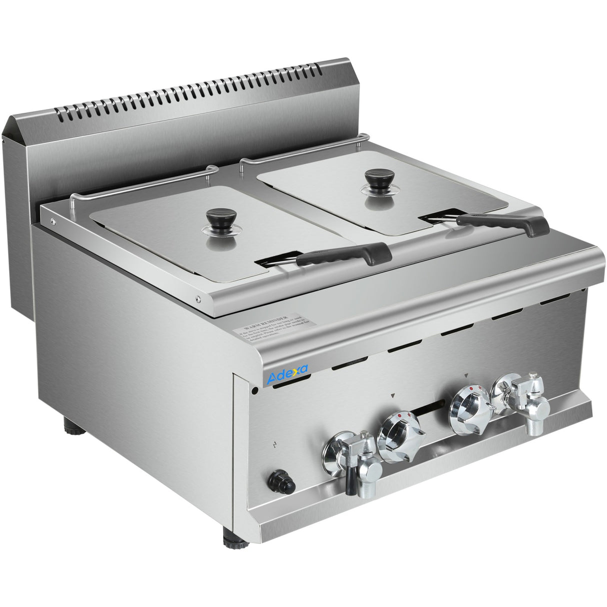 Commercial Gas Fryer 2x8 Litres Countertop | Hgf608