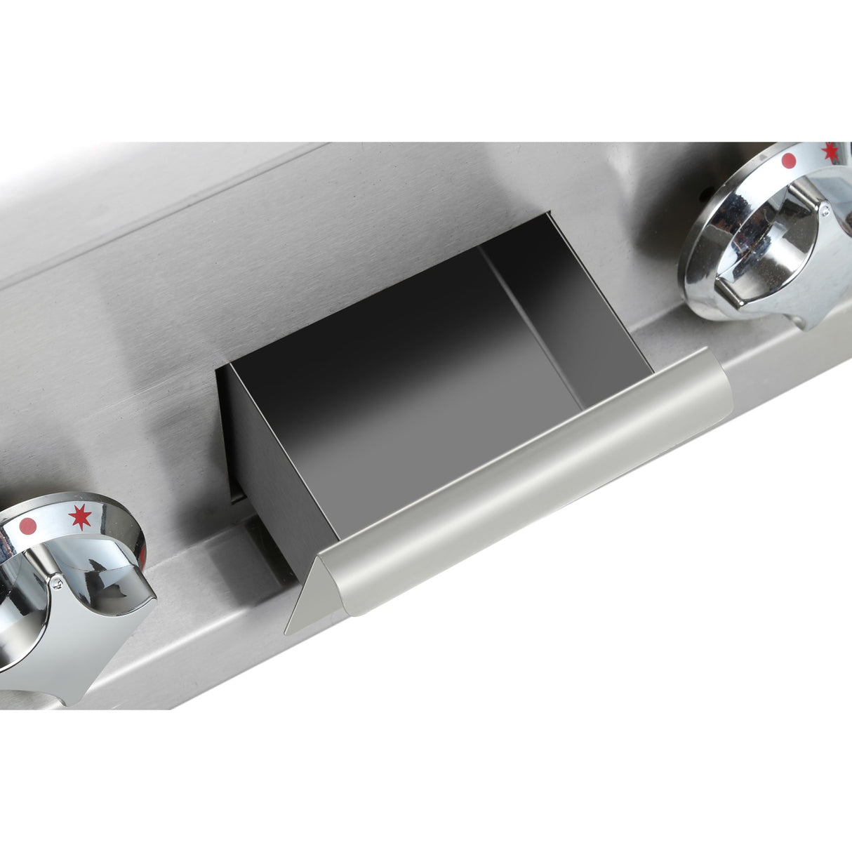 Commercial Gas Lava Rock Grill 2 Zones Countertop | Hgl607