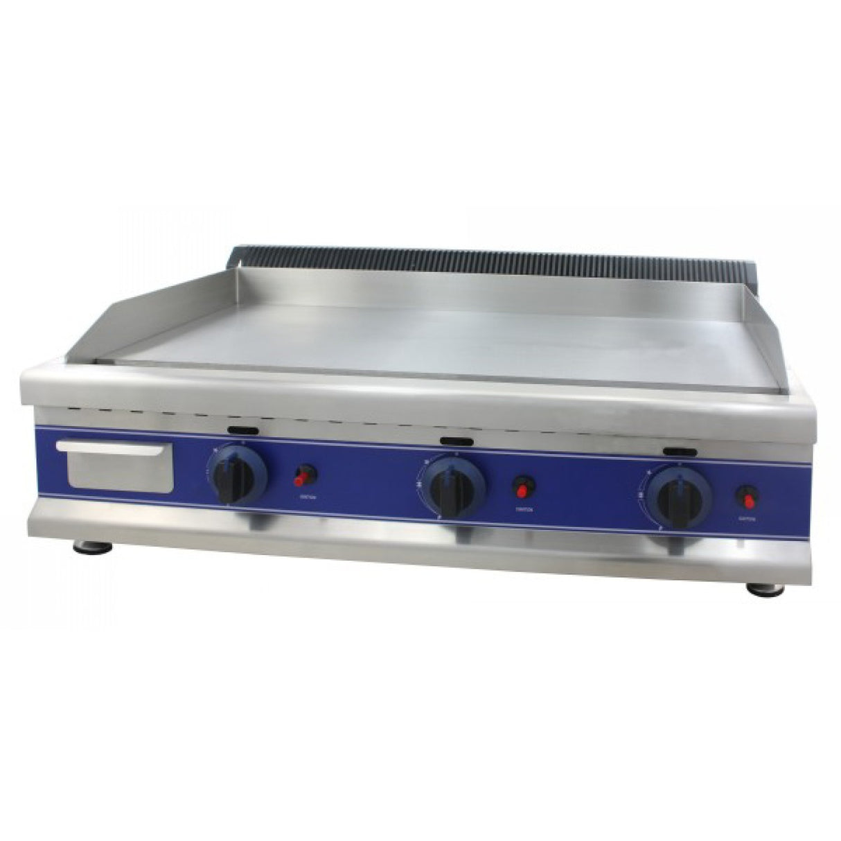 Commercial Gas Griddle Smooth 3 Zone 9k W Table Top | Hgt900