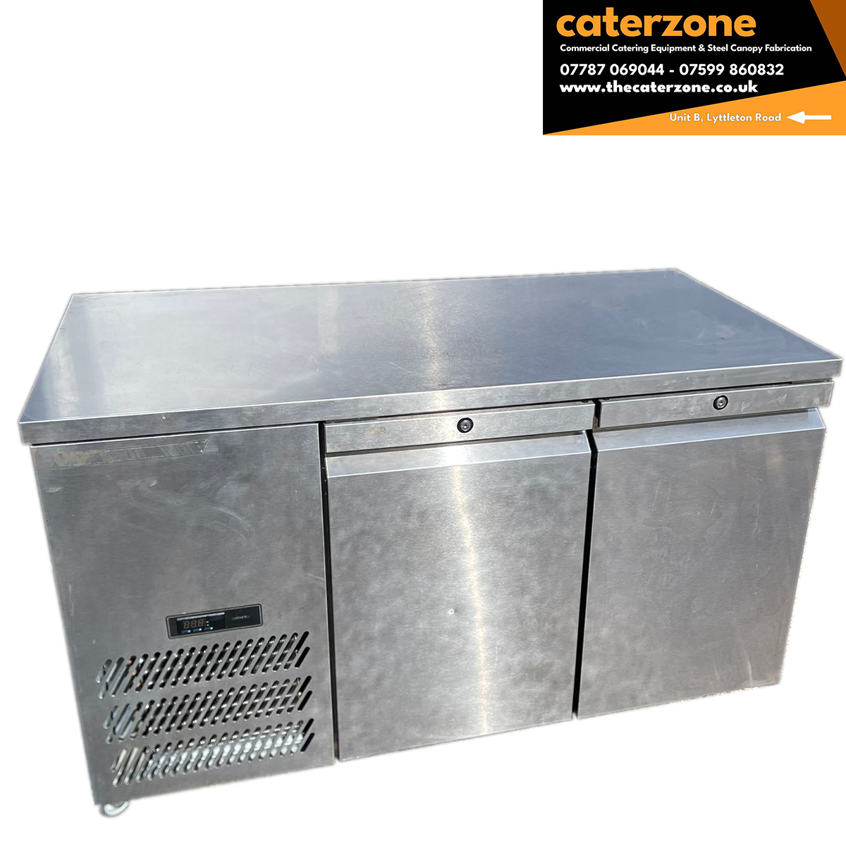 Williams Jade 2 Door 374Ltr Counter Fridge - Refurbished