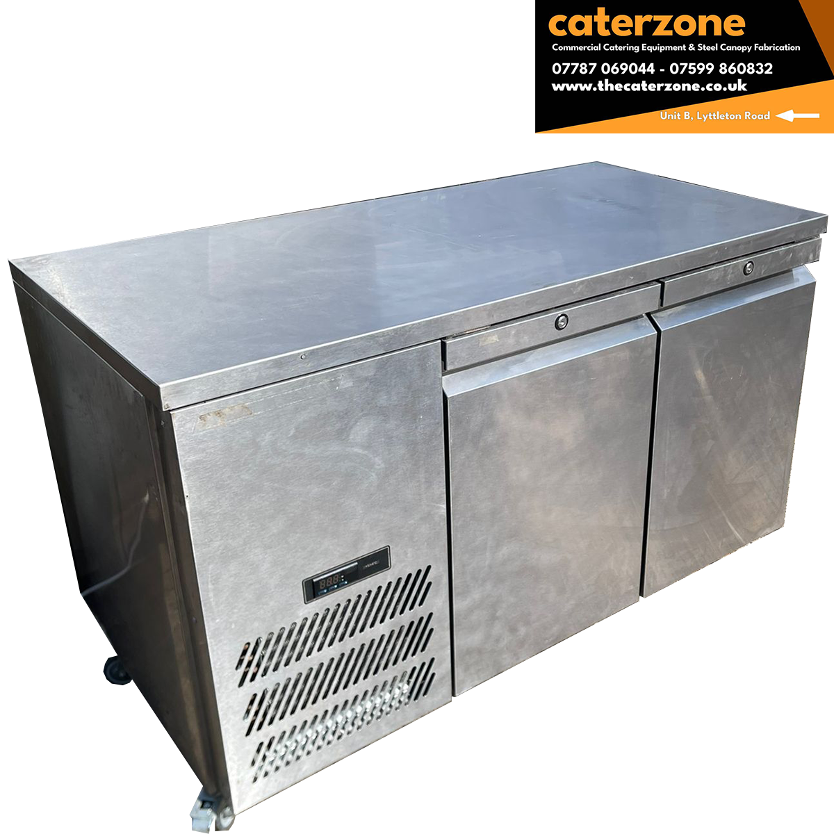 Williams Jade 2 Door 374Ltr Counter Fridge - Refurbished