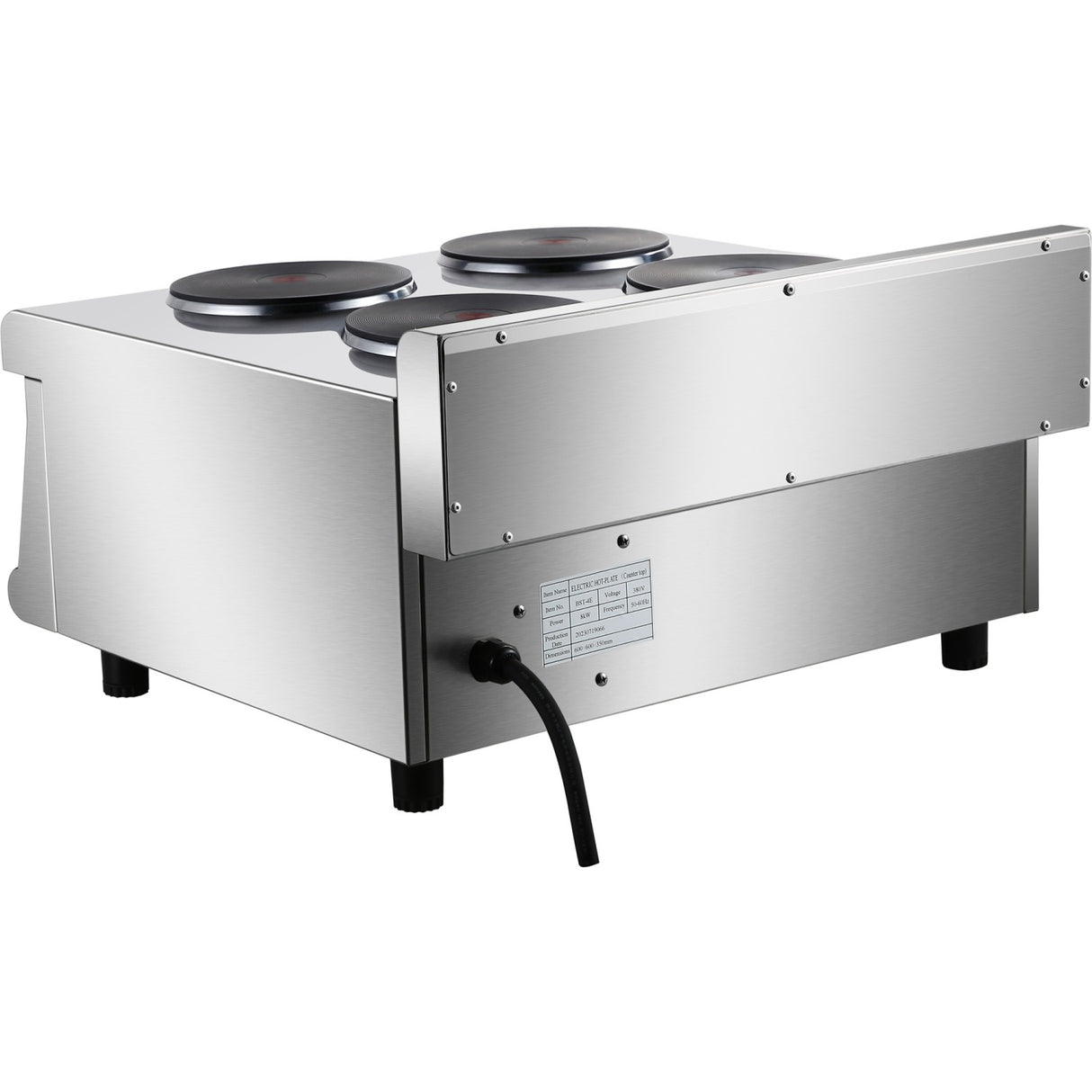 Commercial Electric Boiling Top 4 Plates 8k W | Hrq605 E