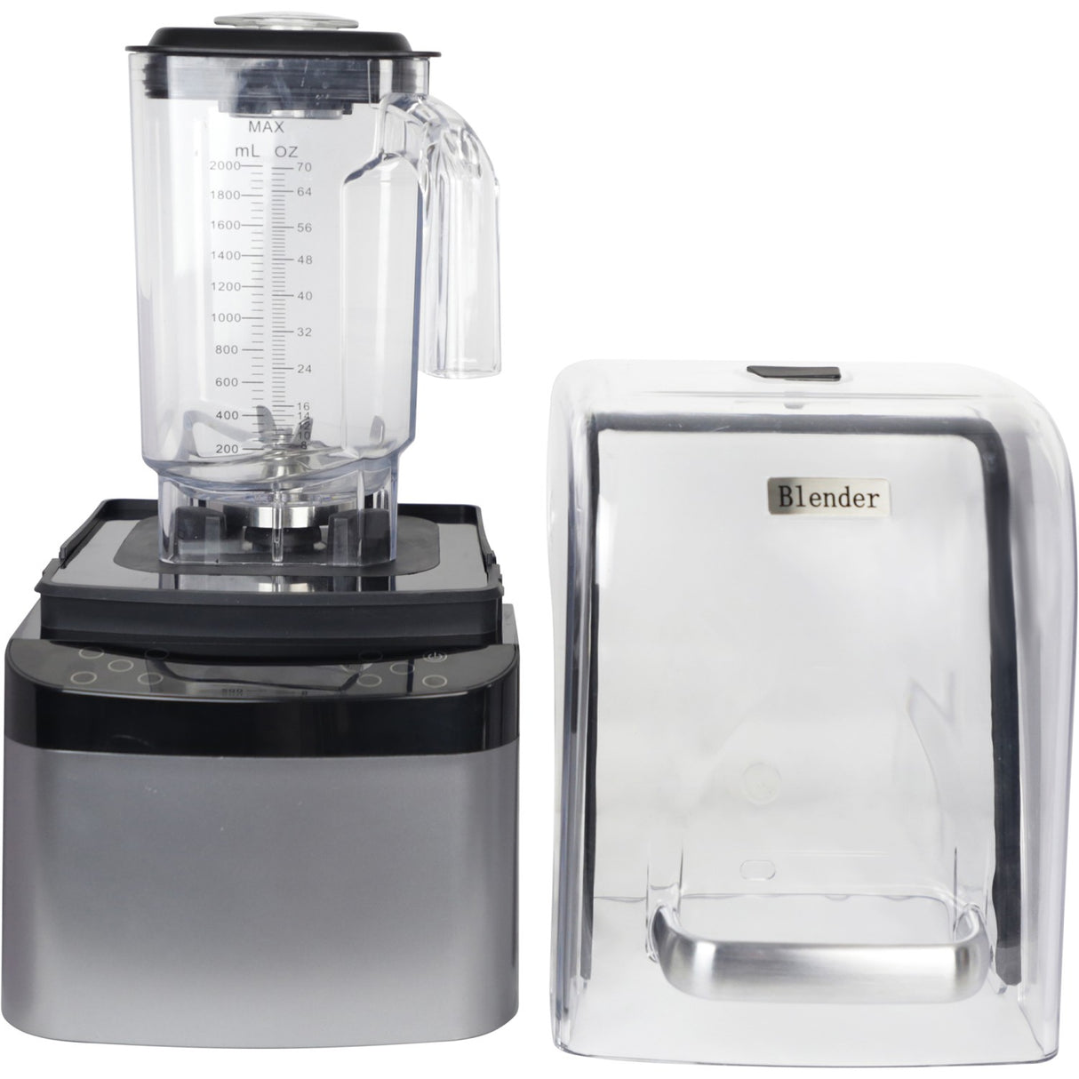 Commercial Heavy Duty Blender With Sound Cover 2 L Jar Touch Screen Control 3 Hp Motor 230x265x465mm | Hs8005 New