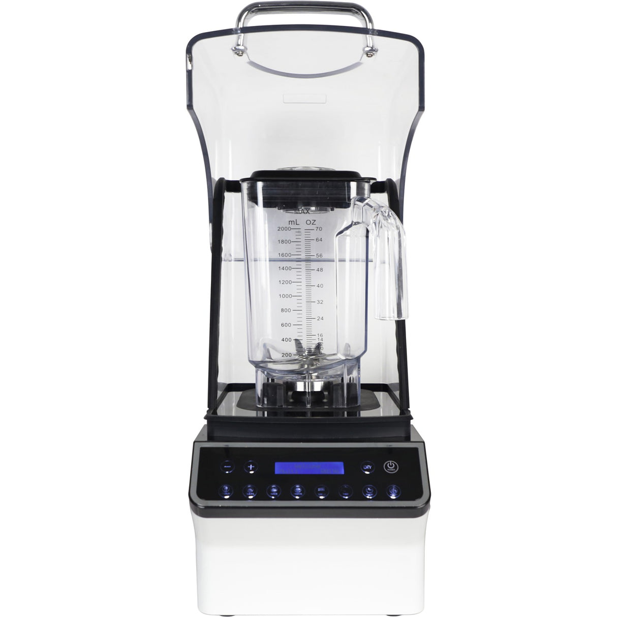 Commercial Heavy Duty Blender With Sound Cover 2 L Jar 3 Hp Motor 230x265x465mm | Hs8006 New