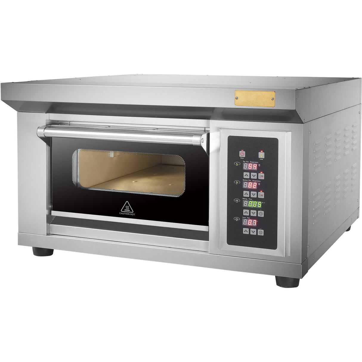 Bakery Oven Electric 1 Chamber 2 X 400x600mm Trays 400°C Digital Controls 6.6k W 220 V | Htd20 Ki