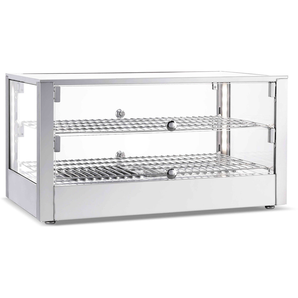 2 Tier Heated Display Case 80 Litres Countertop |  Hw80
