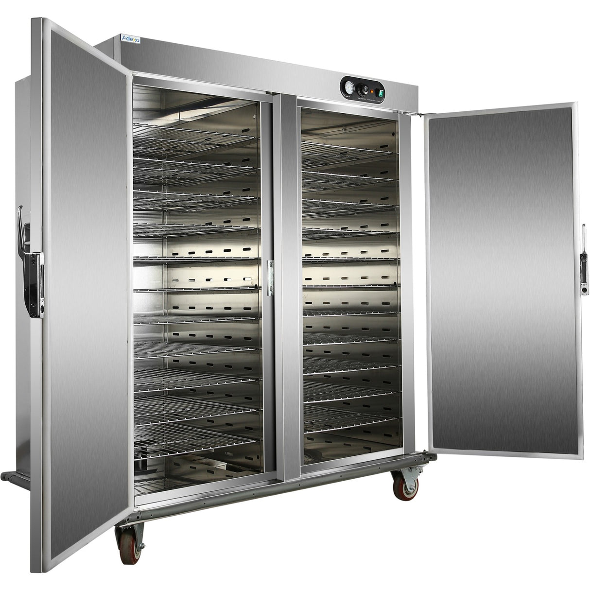Professional Mobile Food Warming Cabinet Double Door With 22 X Gn2/1 Capacity 2.62k W | Hw2221