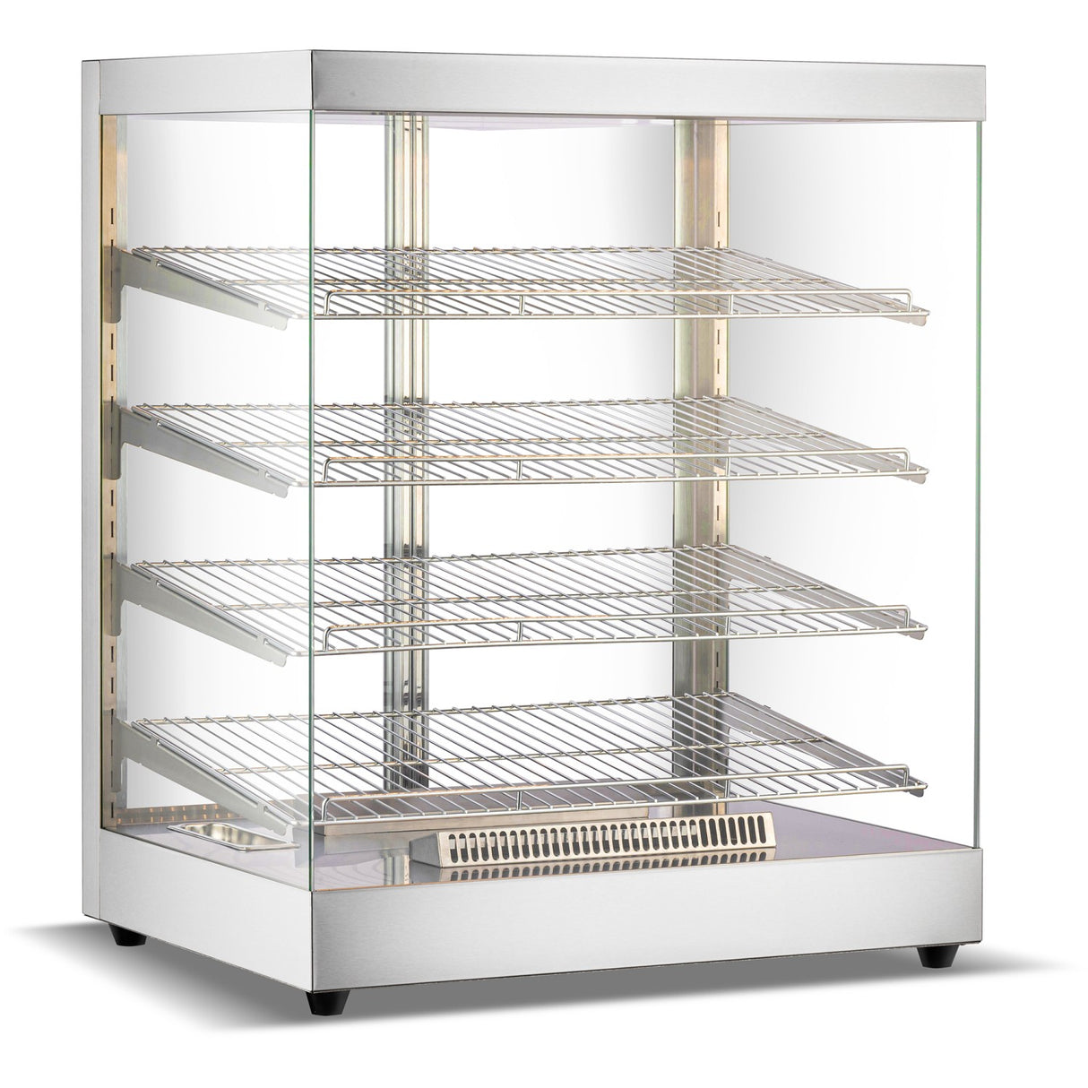 Commercial Heated Display Cabinet 318 Litres Stainless Steel | Hw318