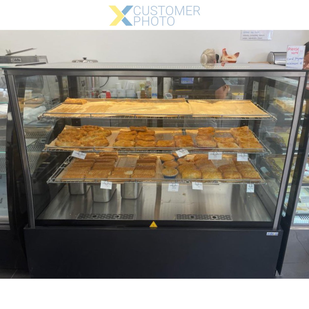 Commercial Heated Display Cabinet 765 Litres Black | Hw471 Black