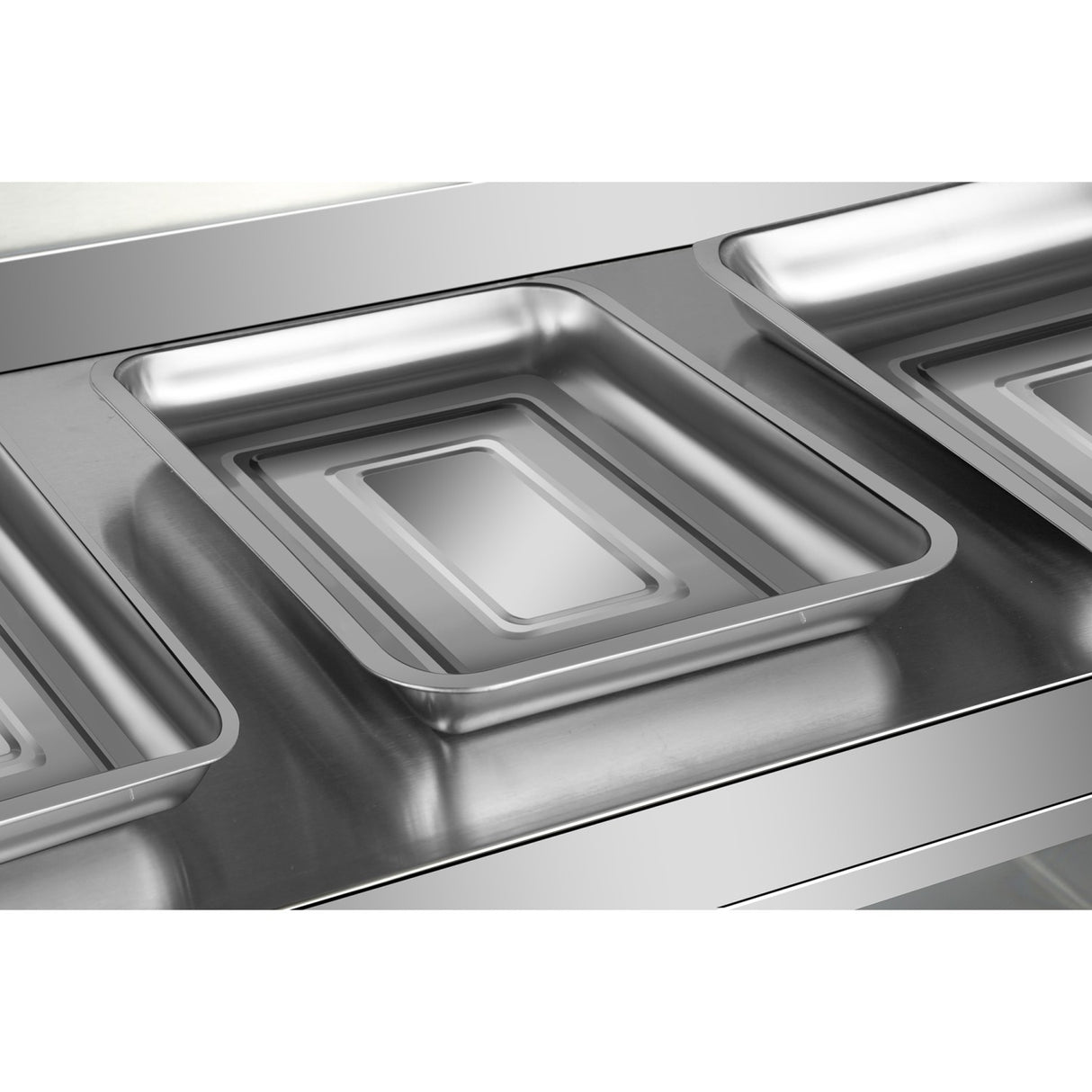 Commercial Two Tier Heated Showcase Food And Chicken Warmer 1200x760x860mm Countertop Dry Heat And Wet Heat | Hw6 Pb