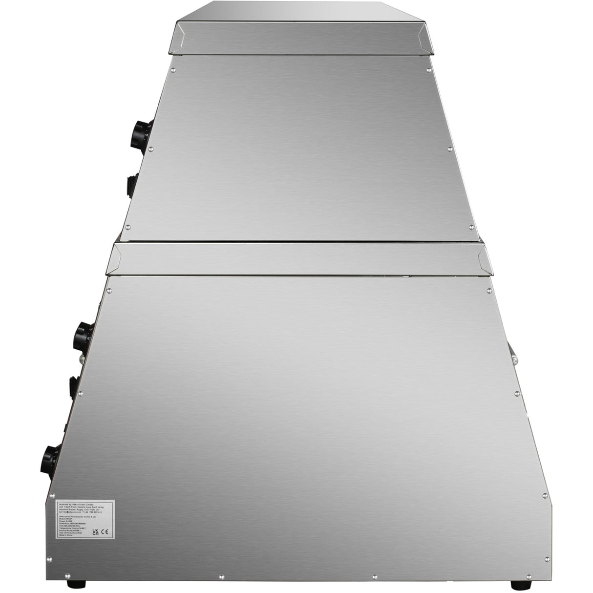 Commercial Two Tier Heated Showcase Food And Chicken Warmer 1500x760x860mm Countertop Dry Heat And Wet Heat | Hw6 P