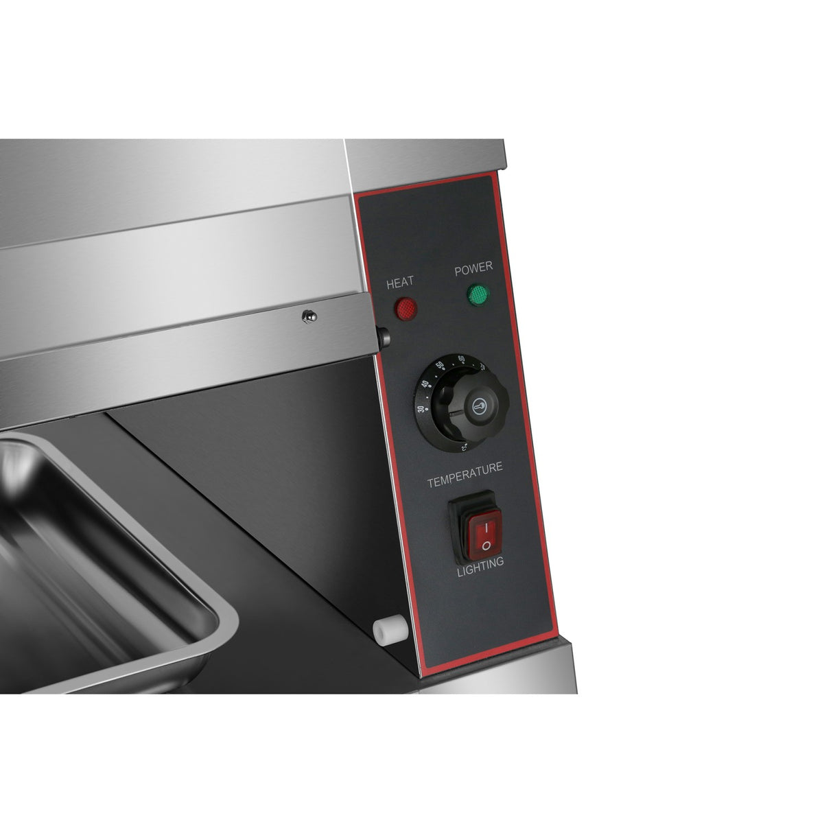 Commercial Two Tier Heated Showcase Food And Chicken Warmer 1500x760x860mm Countertop Dry Heat And Wet Heat | Hw6 P