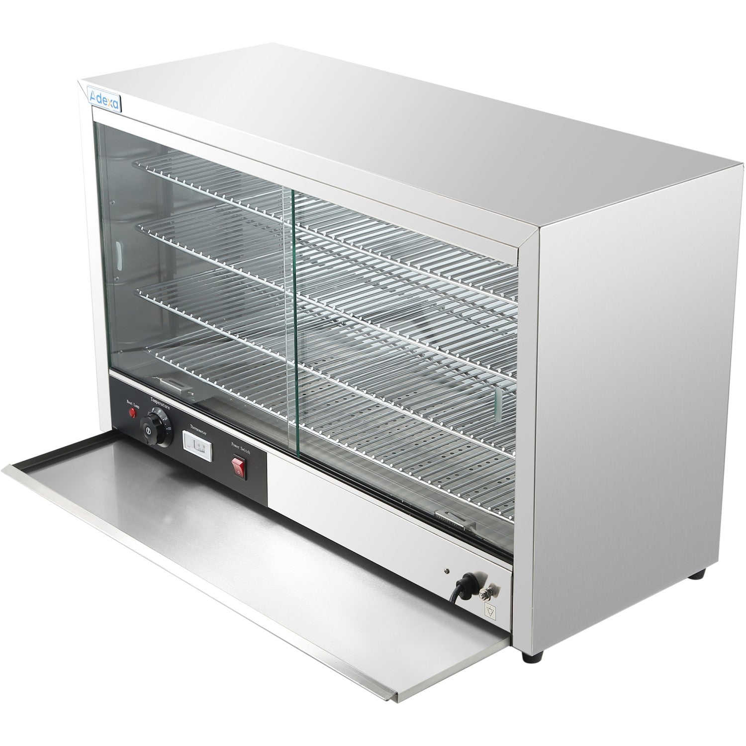 4 Tier Heated Display Case Countertop |  Hw805