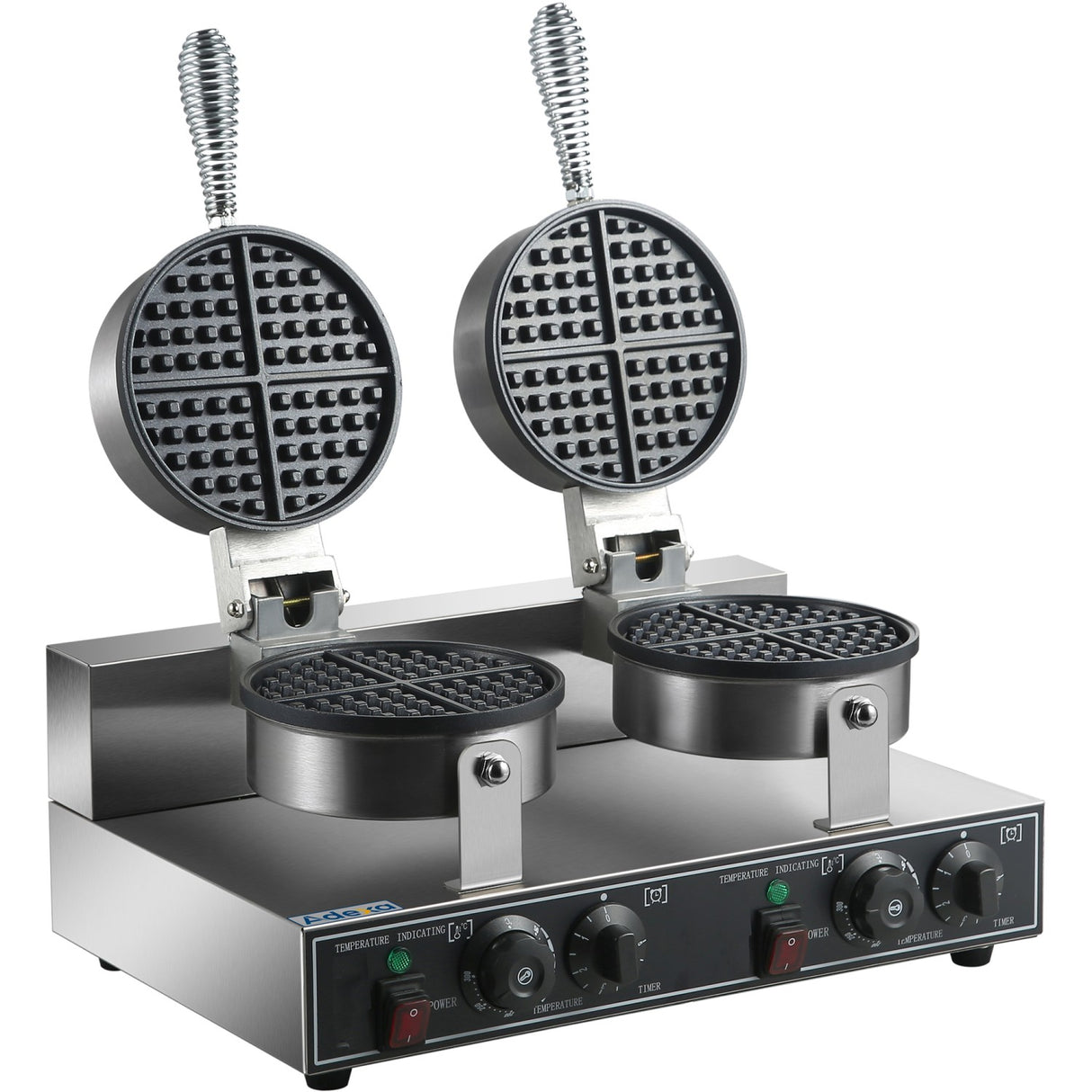 Commercial Waffle Maker Double Round | Hwb2
