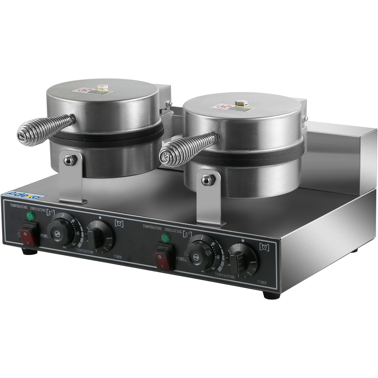 Commercial Waffle Maker Double Round | Hwb2