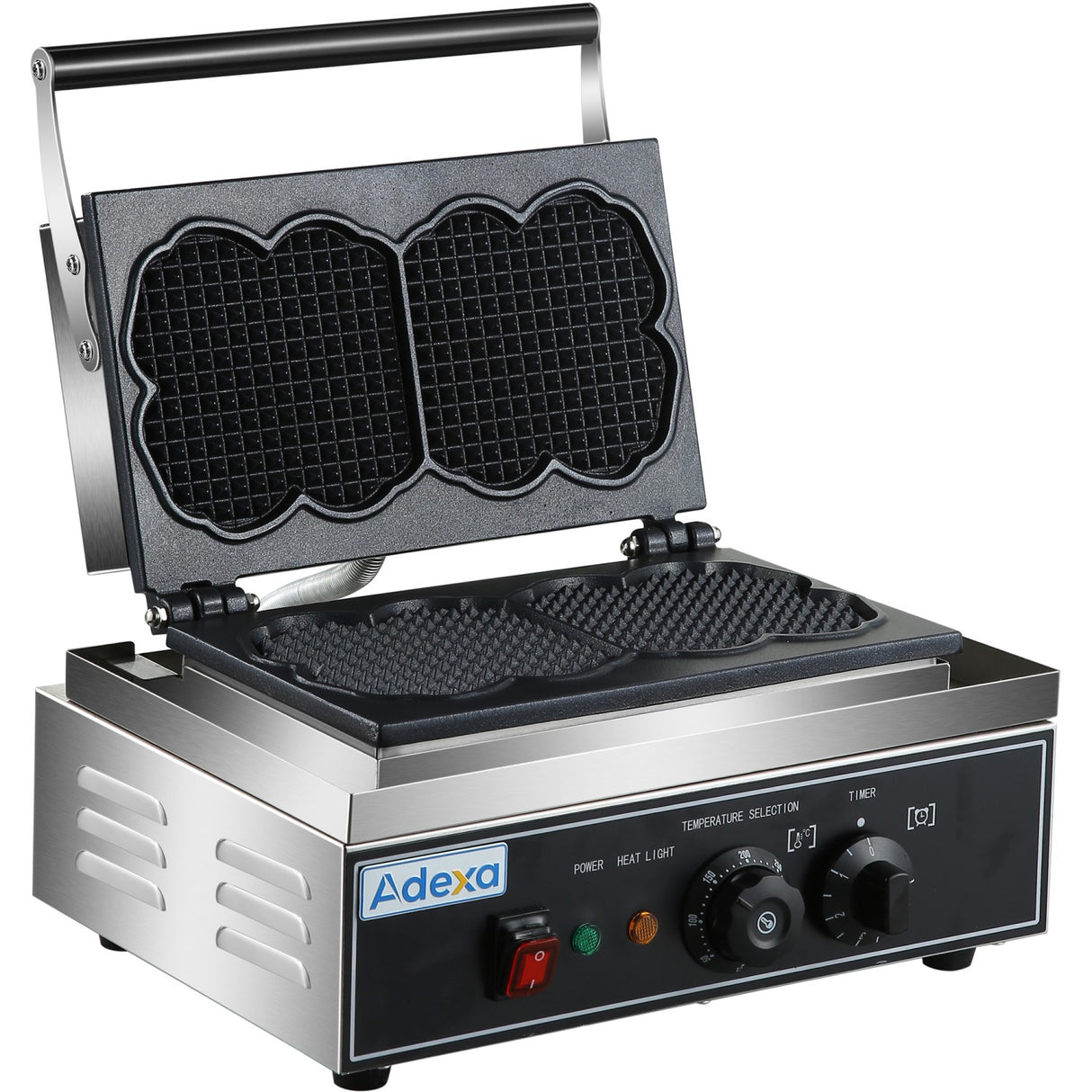Commercial Waffle Maker 1.55k W 2 Waffles Countertop | Hx116