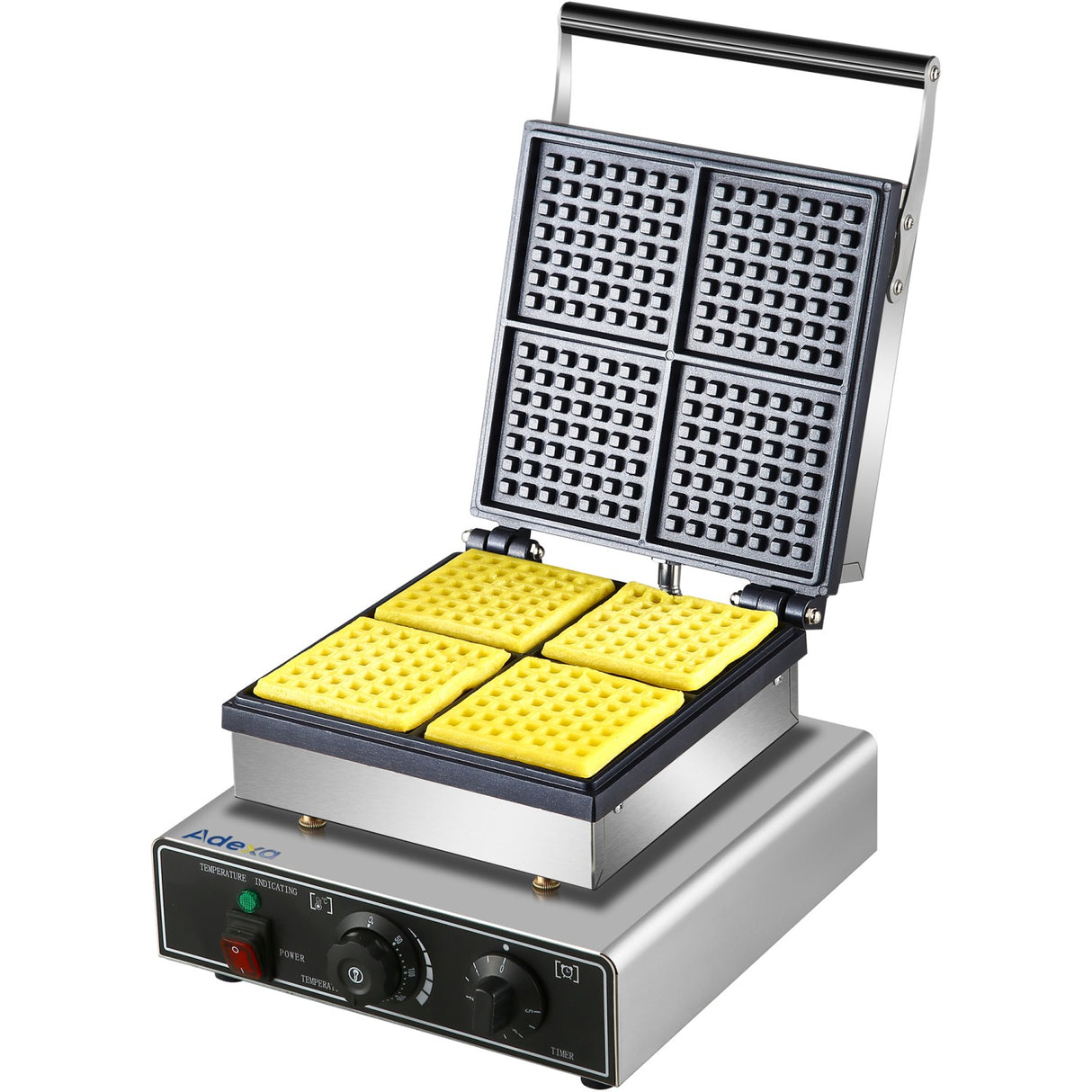 Commercial Waffle Maker Mini Squares 2.2k W 4 Waffles | Hx2206