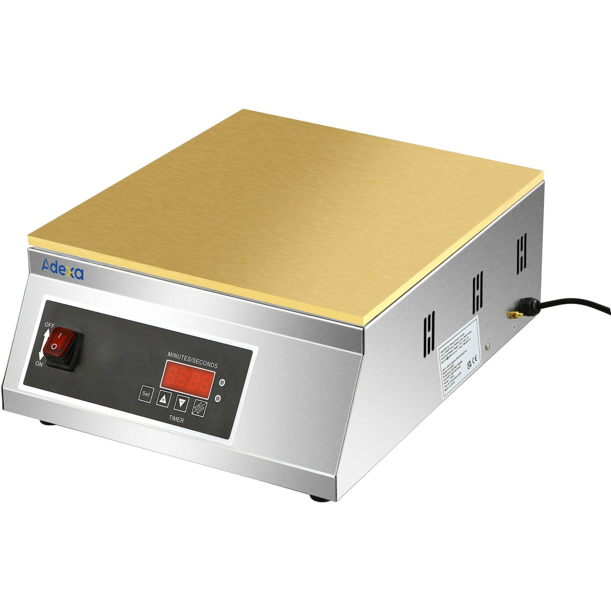 Commercial Electric Soufflé Pancake Maker Digital Controls 1.5k W | Hx300 D