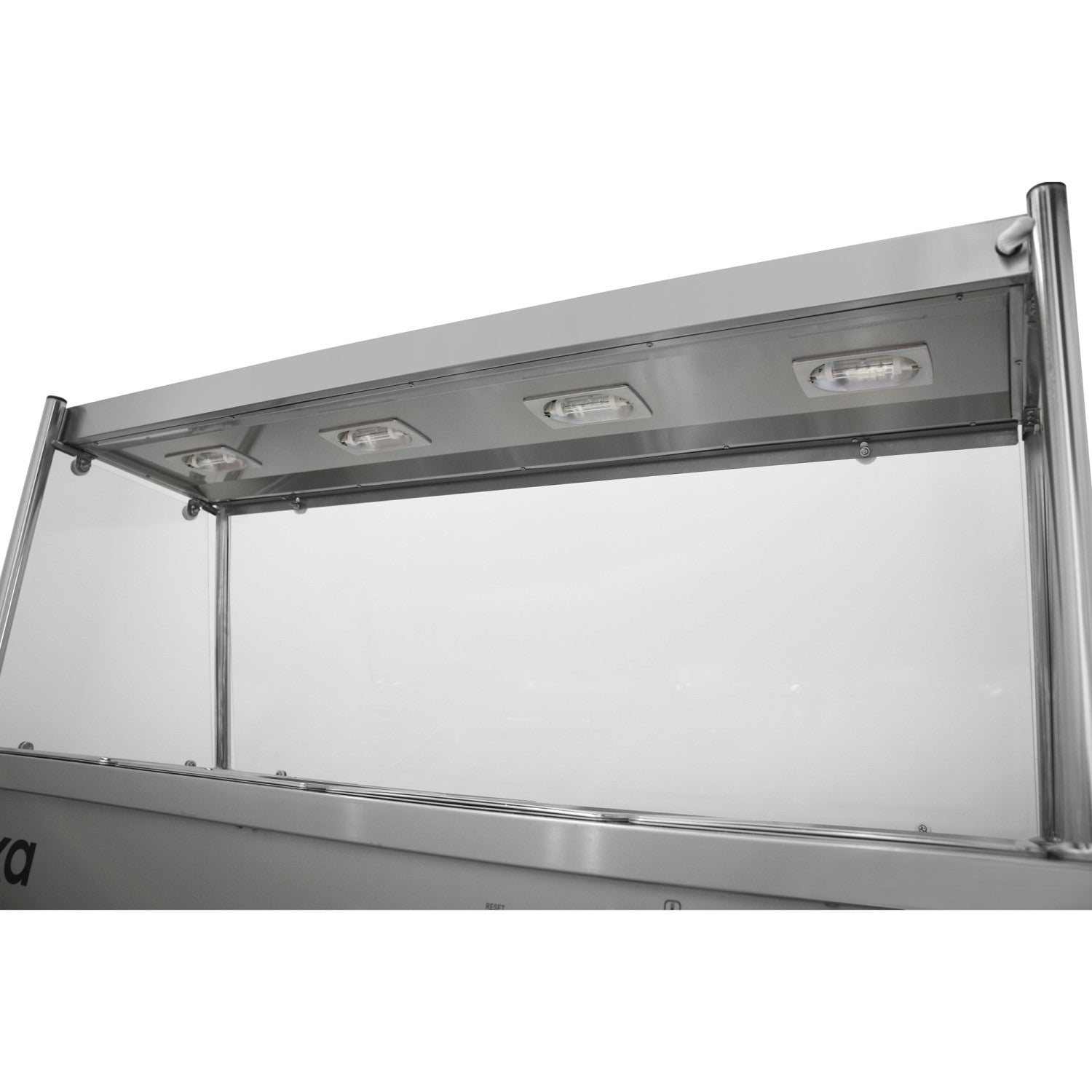 Mobile Food Service Counter With Bain Marie Top And Hot Cupboard |  Hyh4 Ws