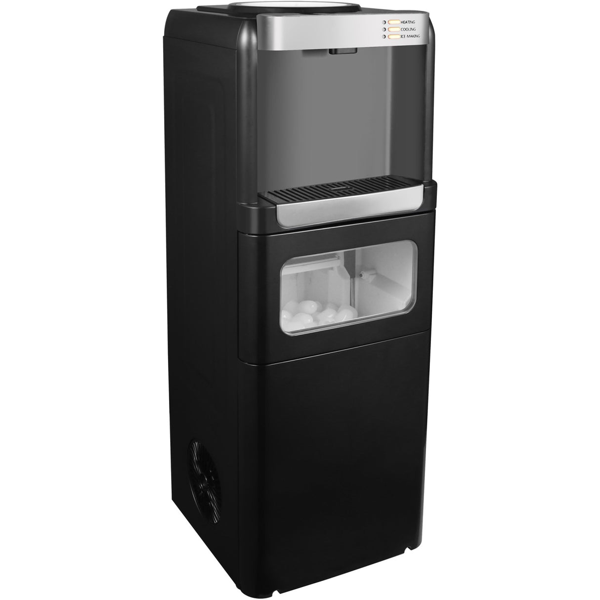 Freestanding Ice Maker With Hot &Amp; Cold Water Dispenser 15kg/24h 2.5 L Bin 290x300x836mm | Hzb15 Ylr