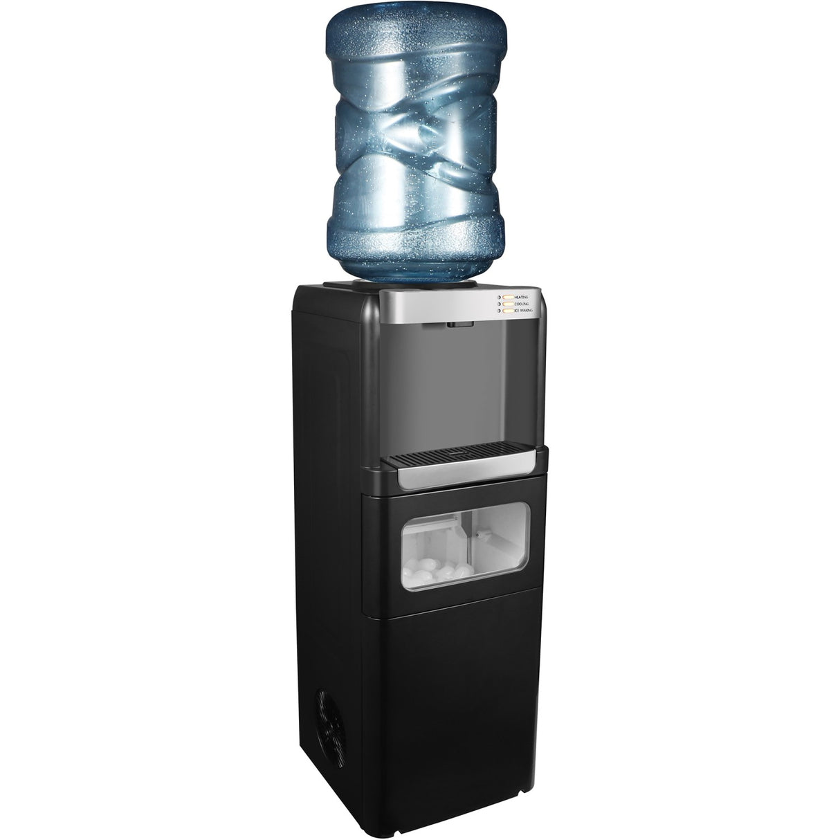 Freestanding Ice Maker With Hot &Amp; Cold Water Dispenser 15kg/24h 2.5 L Bin 290x300x836mm | Hzb15 Ylr