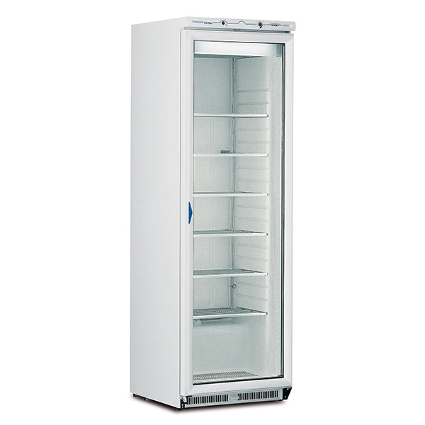 Upright 360 L Single Hinged Glass Door Freezer