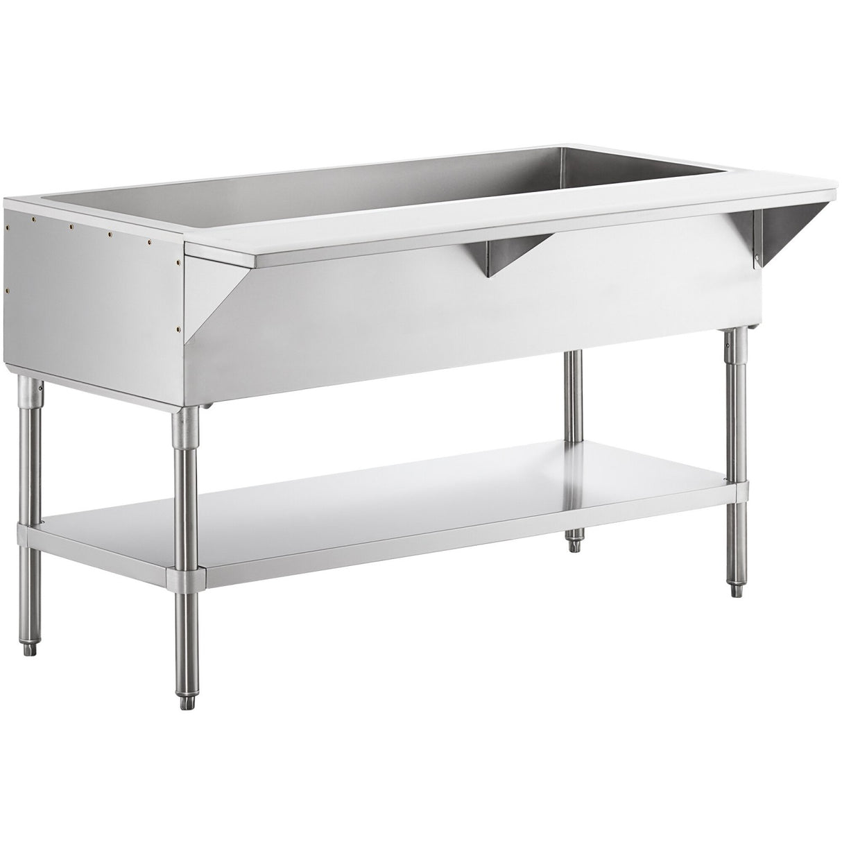 Commercial Food Service Table 2 X Gn 1/1 With Undershelf 810x780x870mm | Ict2 Us