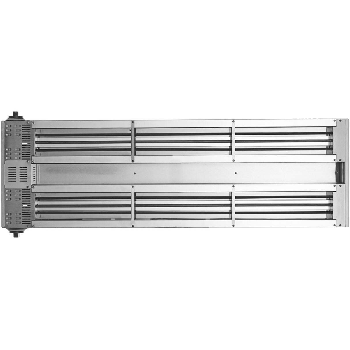 Commercial Dual Element Strip Warmer With Mounting Brackets &Amp; Chains Infinite Controls 1372mm | Isw54 D