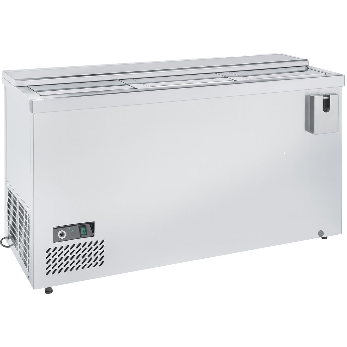 Commercial Top Loading Bottle Well 612 Litres With Sliding Lids 2000x579x862mm | Jta206